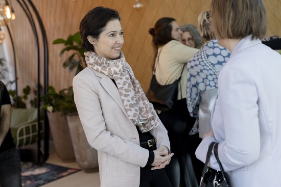 Adult,  Bag,  Conversation,  Female,  Handbag,  Person,  Scarf,  Woman
